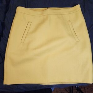 J. Crew Sunny Yellow Mini Skirt